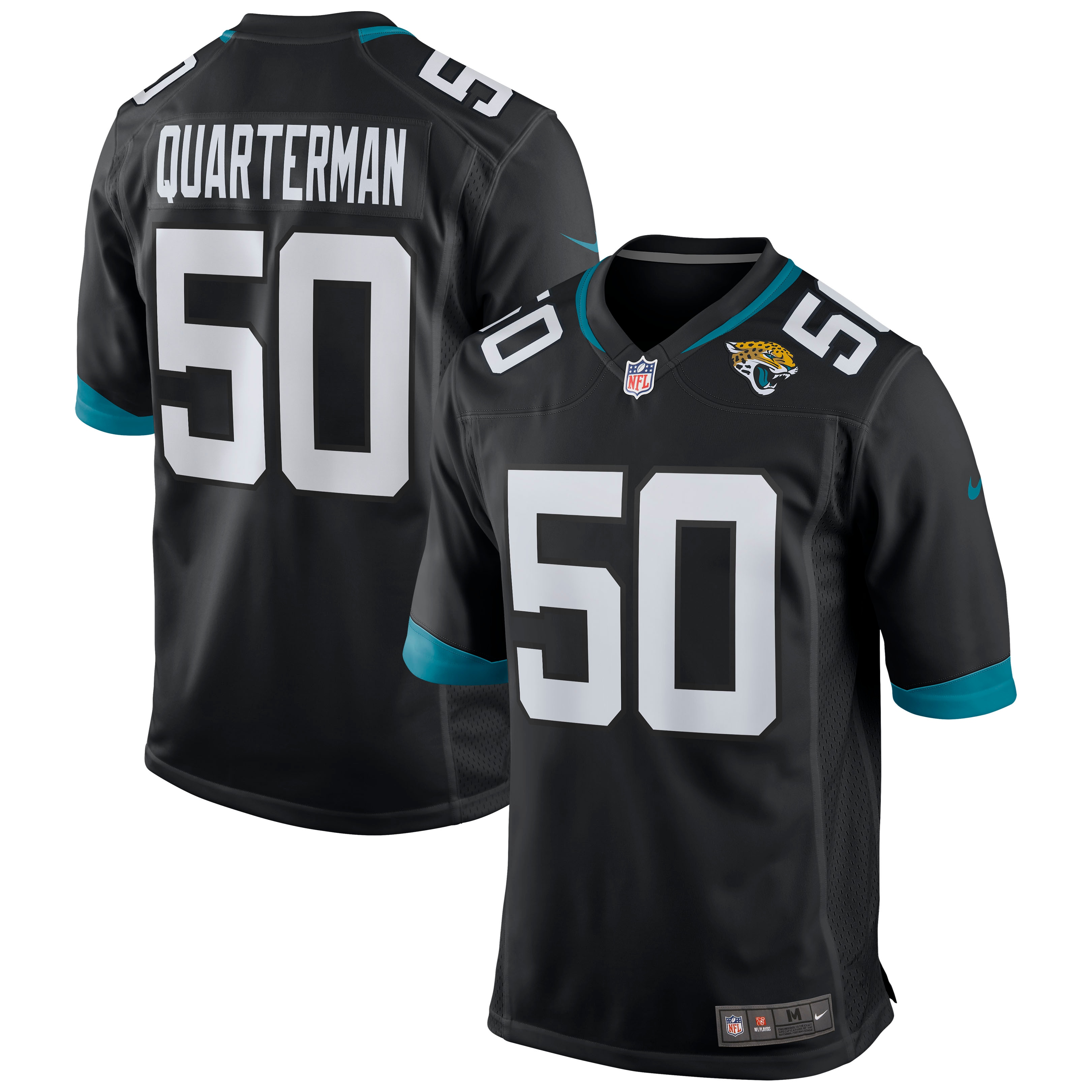 Shaquille Quarterman Jacksonville Jaguars Game Jersey – Black