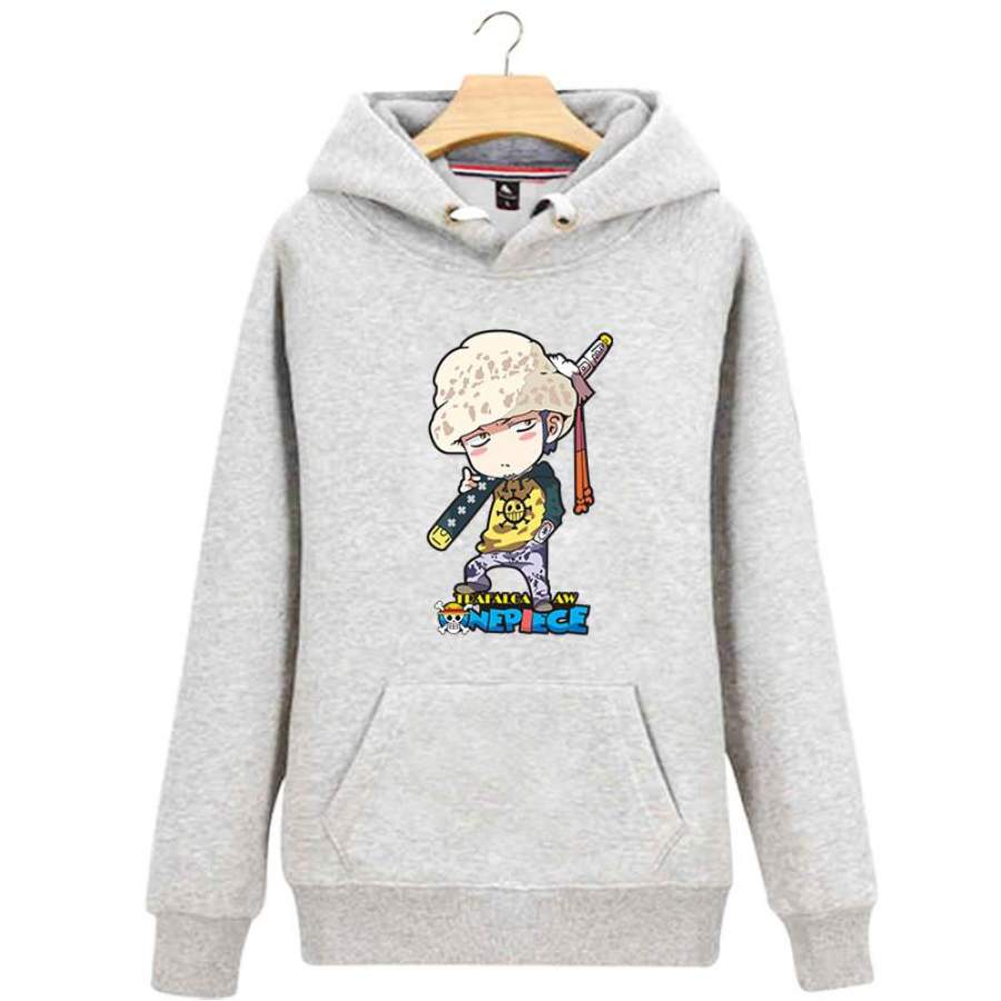 One Piece Pullover Kangaroo Pocket Hoodie