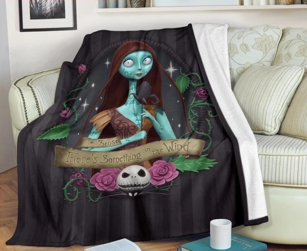 Sally There’s Something In The Wind Nightmare Premium Blanket