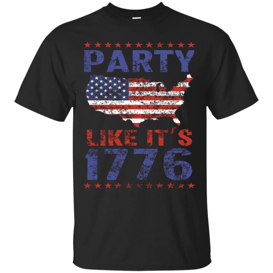 AGR Greate 4th of July Independence Day – Party like It’s 1776 t shirt G200 Gildan Ultra Cotton T-Shirt