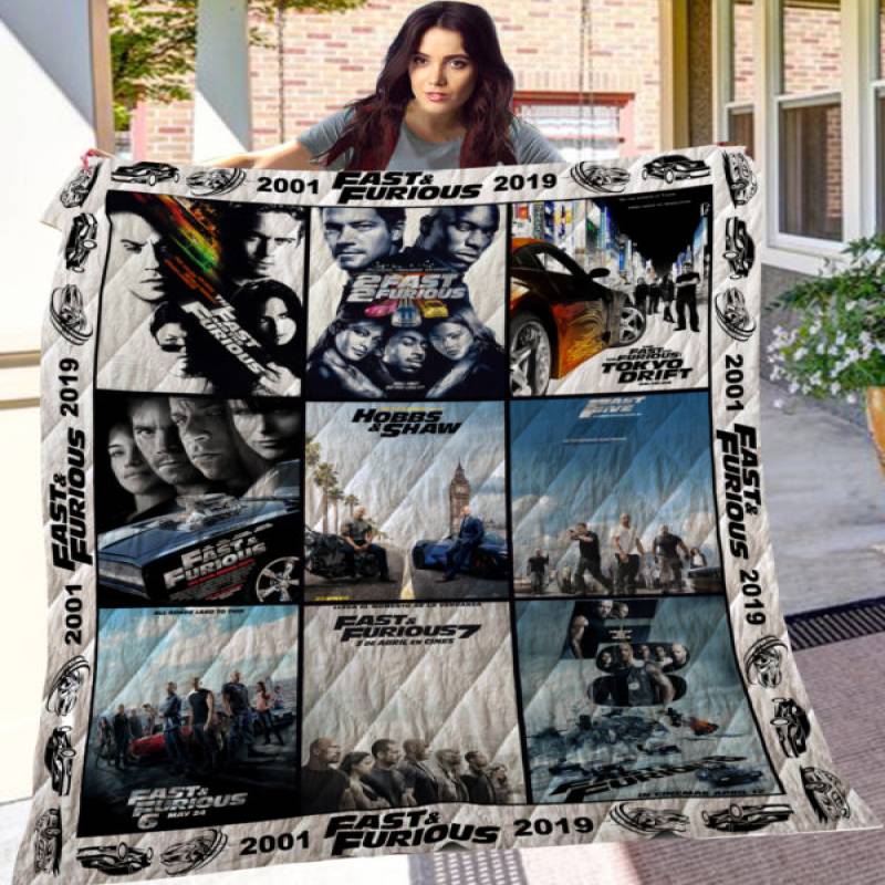 Fast And Furious Quilt Blanket