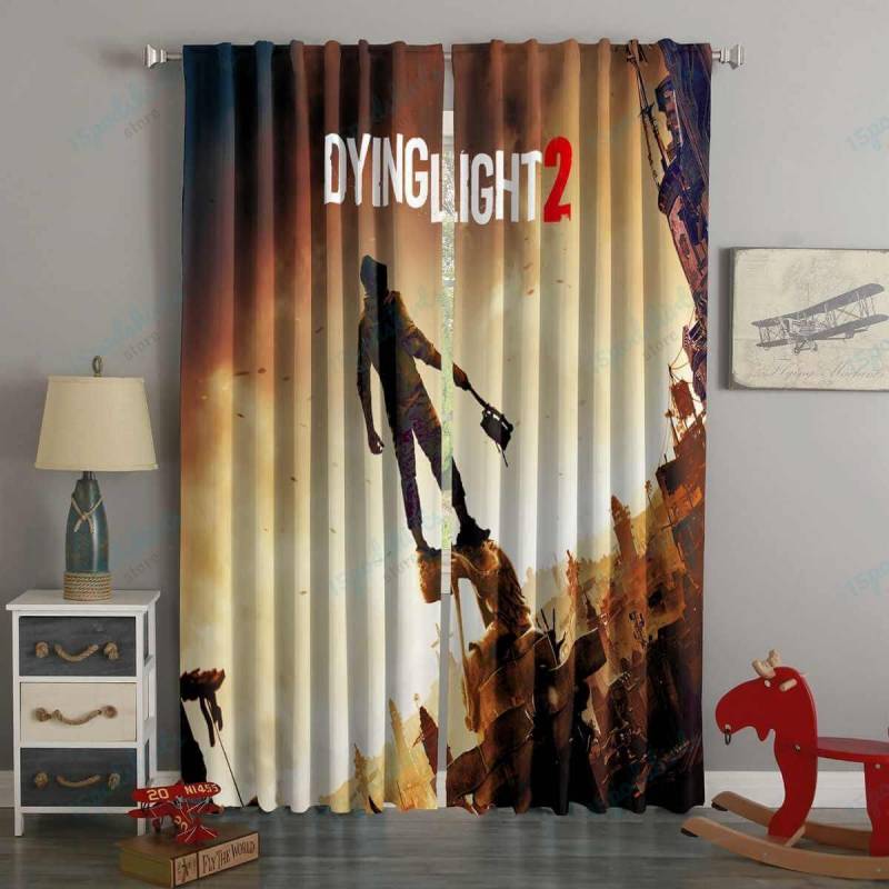 3D Printed Dying Light 2 Custom Living Room Curtains