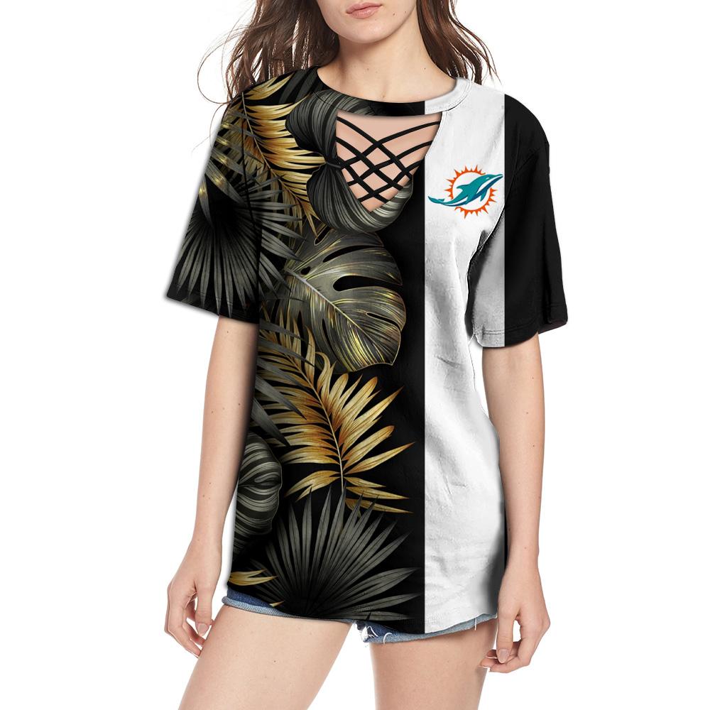 Miami Dolphins Women Summer T-Shirt