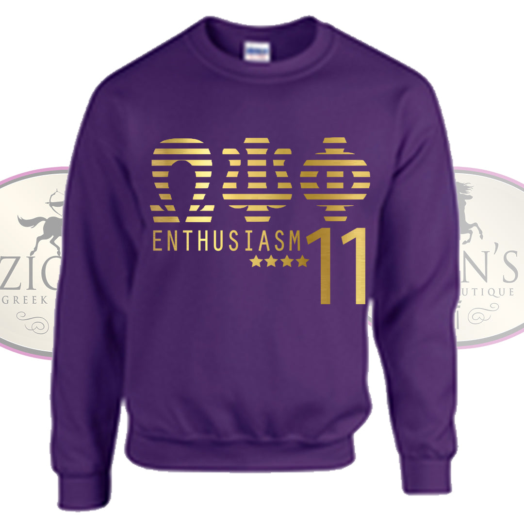 Omega Psi Phi Enthusiam Sweatshirt