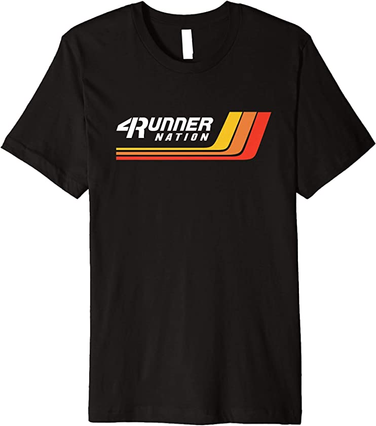 4Runner Nation Vintage Racing Stripes Premium T-Shirt