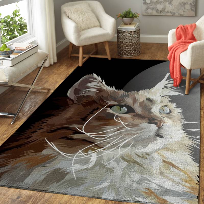 vector cat – Animals Area Rug Carpet