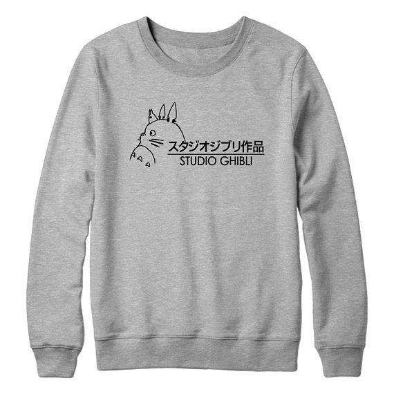 Sugarbaby Studio Ghibli Sweatshirt Princess Mononoke harajuku Fashion Long Sleeve Casual Tops Unisex Spring Jumper Drop ship alx