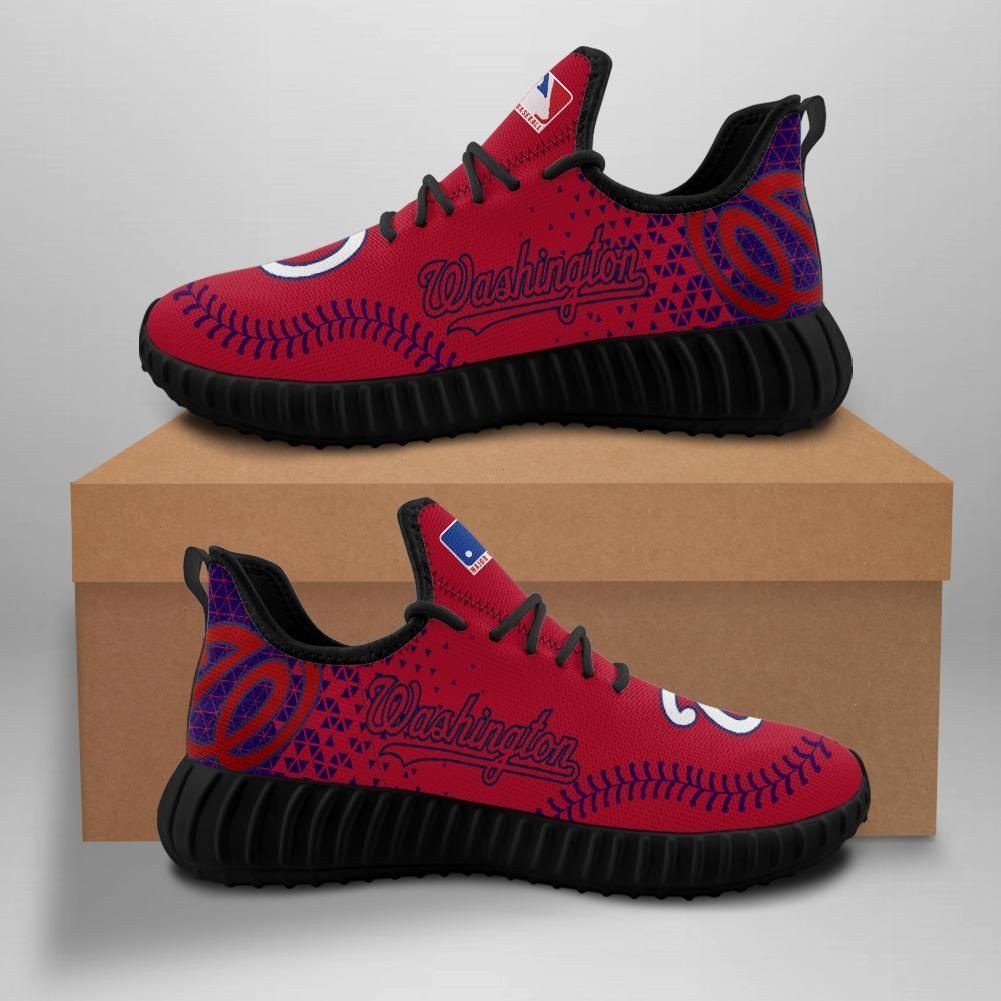 Washington Nationals Unisex Sneakers New Sneakers Custom Shoes Baseball Yeezy Boost – Yeezy Shoes