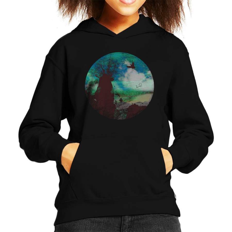 Birds Nesting Kid’s Hooded Sweatshirt