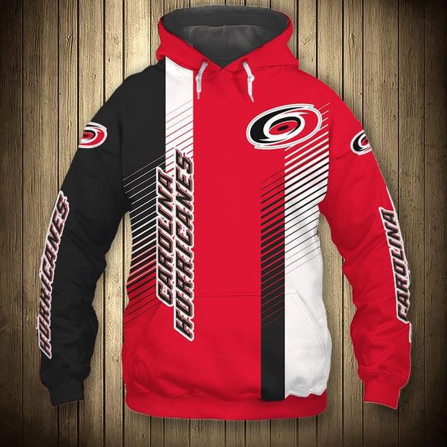 Carolina Hurricanes Stripes Casual Hoodie