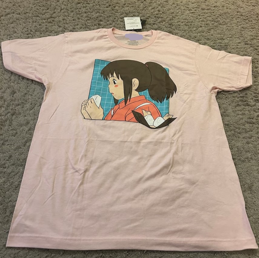 Studio Ghibli Spirited Away Chihiro Tee Shirt Outfit