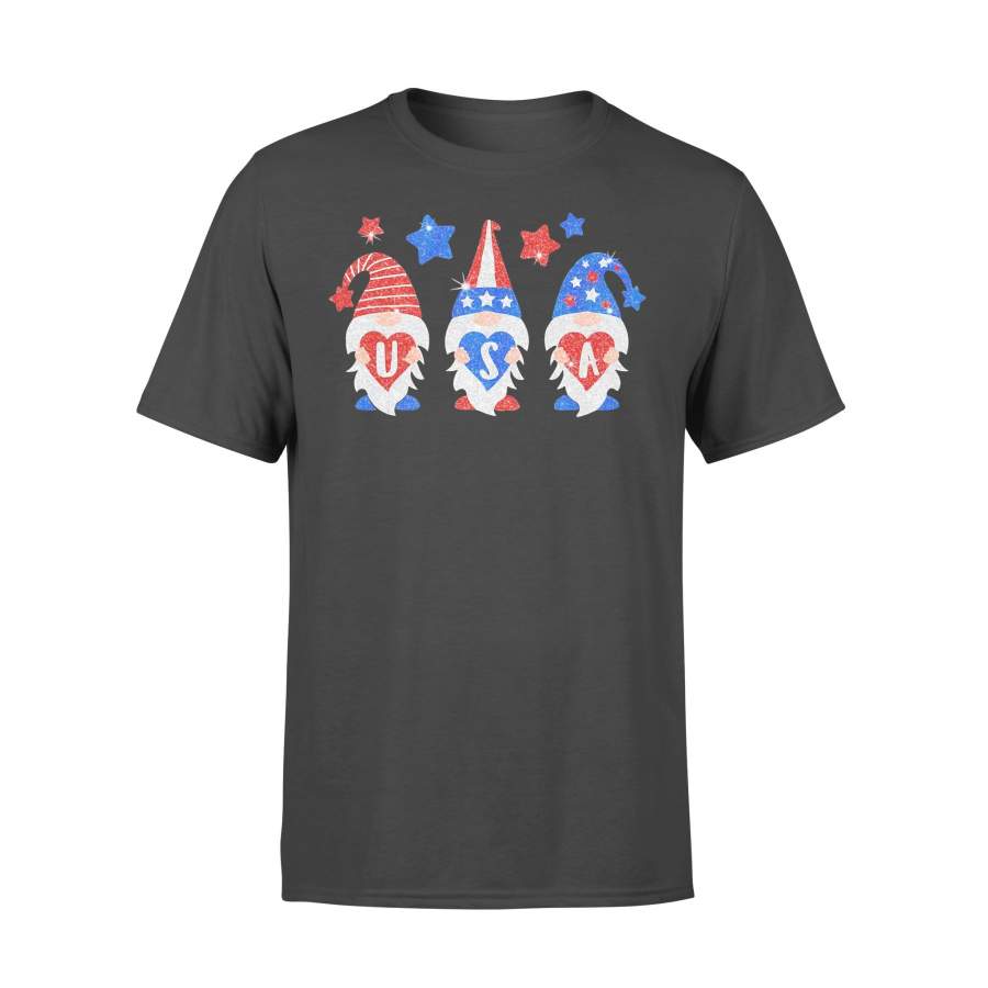 Independence Day Gnomes Diamond Usa T-shirt