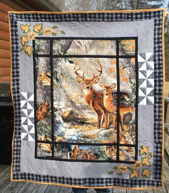 Deer Quilt Blanket – Justbeperfect_Shop