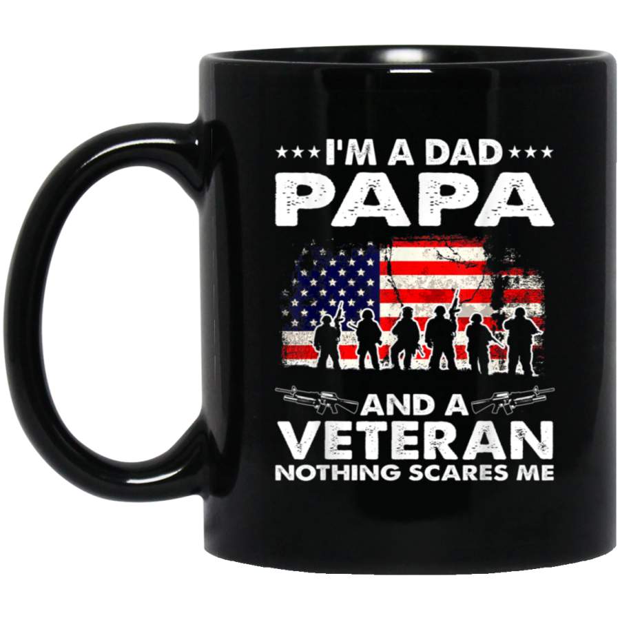 Mens Im A Dad Grandpa Mug Veteran Dad 4th Of July Shirts