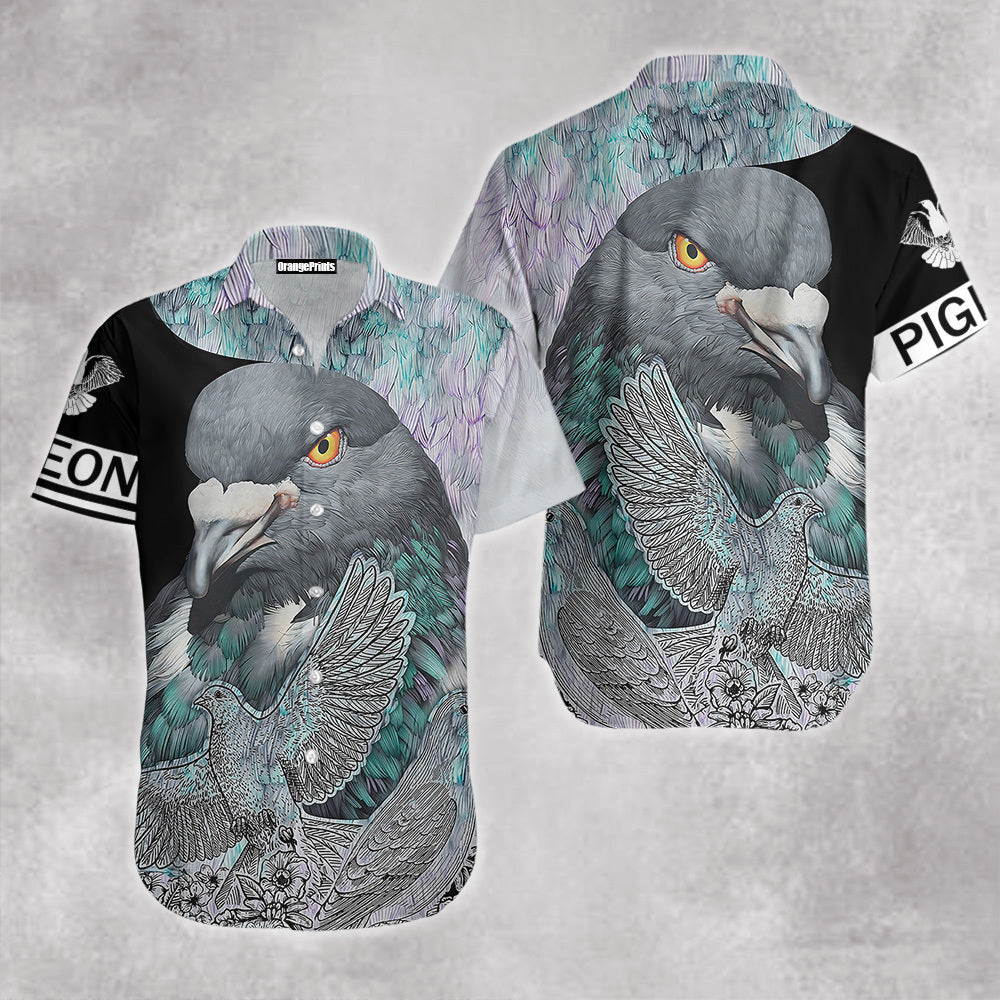 Beautiful Pigeon Aloha Hawaii Shirts For Men And Women Ha107634