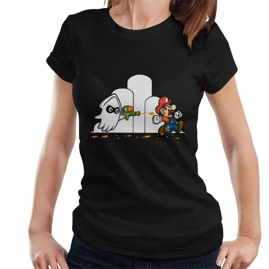 Super Mario Revenge Of The Squid Women’s T-Shirt