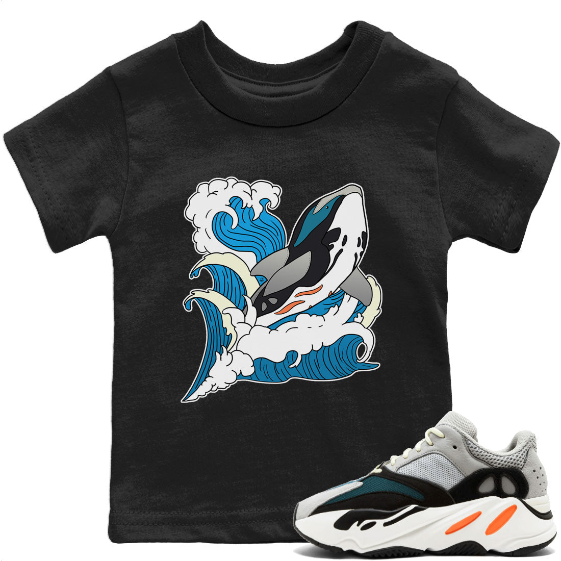 Whale Waves T-Shirt – Yeezy 700 Wave Runner Baby & Youth