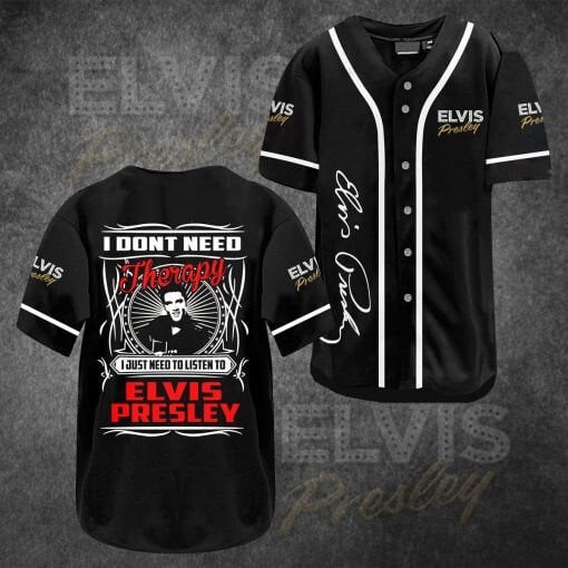 Elvis Presley Baseball Jersey Bbj-R8F6