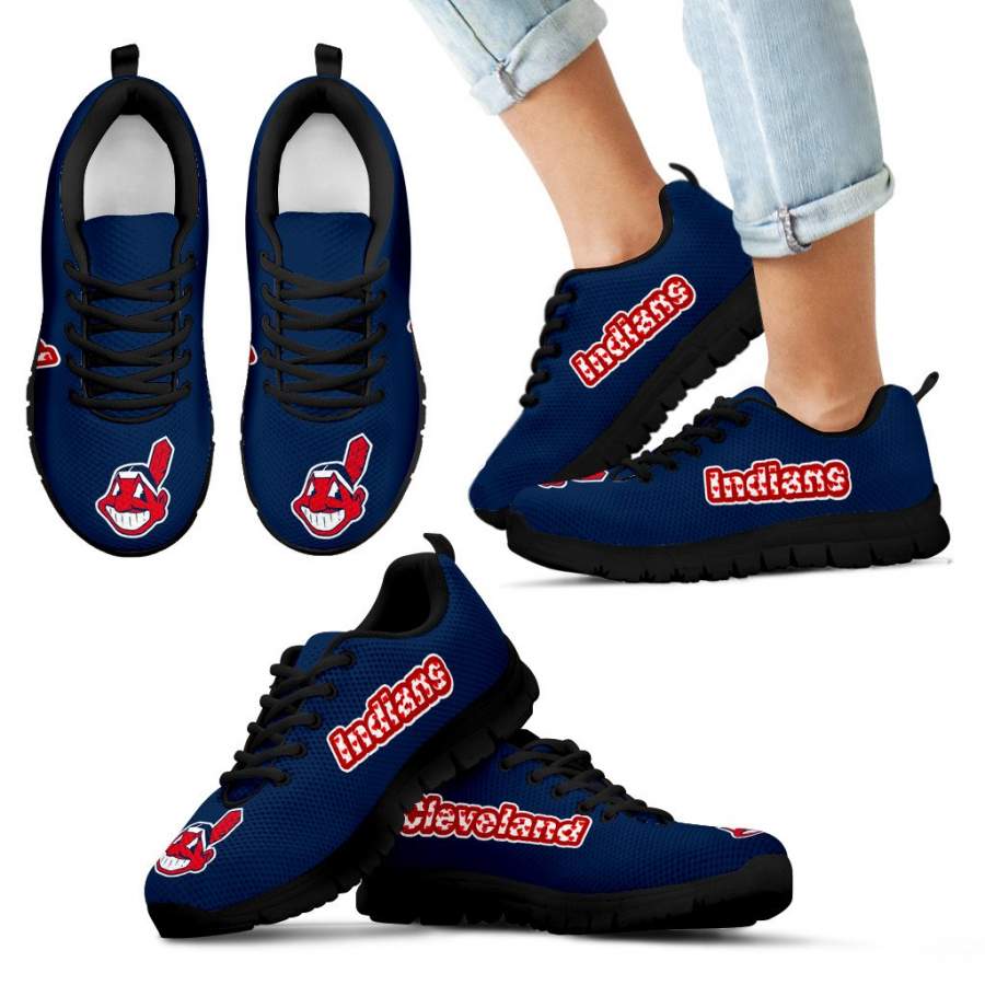 Magnificent Cleveland Indians Amazing Logo Sneakers