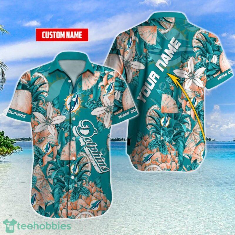 Miami Dolphins Hawaiian Shirt Custom Name Nfl