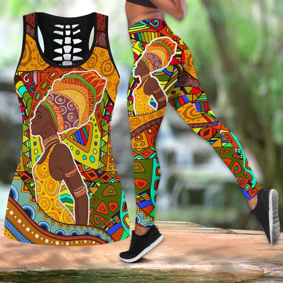 African Girl Legging & Tank top JJ29062002-ML