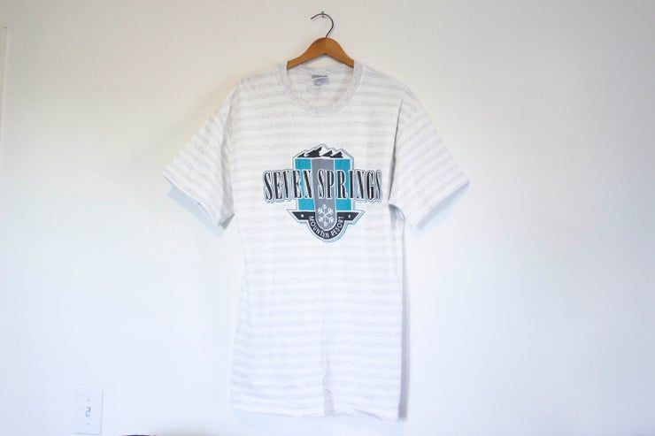 Vintage Ski Seven Springs Mountain Resort Pennsylvania Shirt