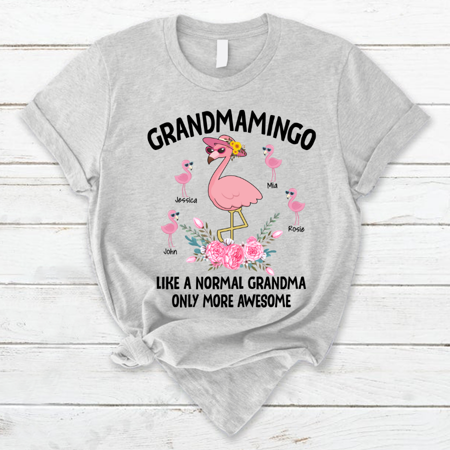 Grandmamingo Like A Normal Grandma Gift To My Grandma Her Mother’S Day T-Shirt