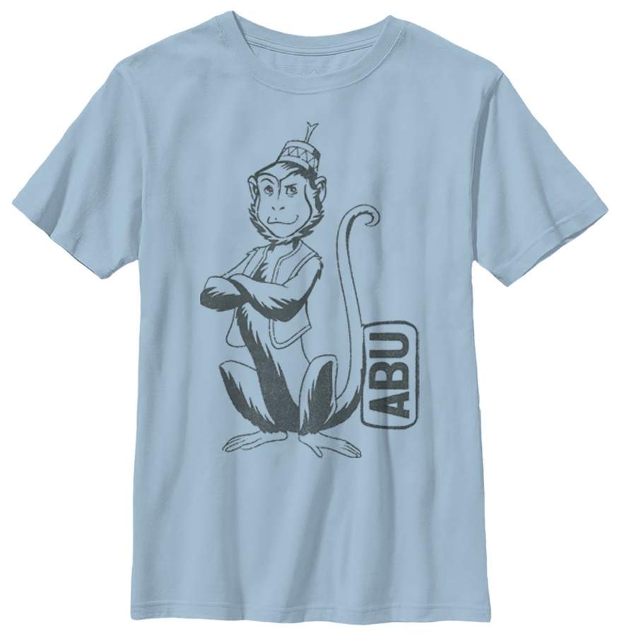 Aladdin Boy’s Cartoon Abu Profile T-Shirt