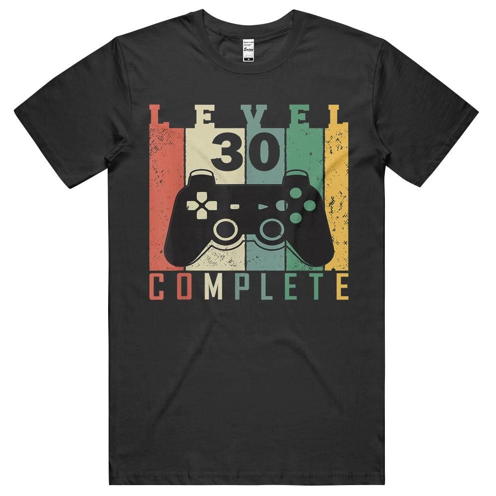 30th Birthday Gift 1991 Level 30 Complete Vintage Retro Fun Unisex Shirt