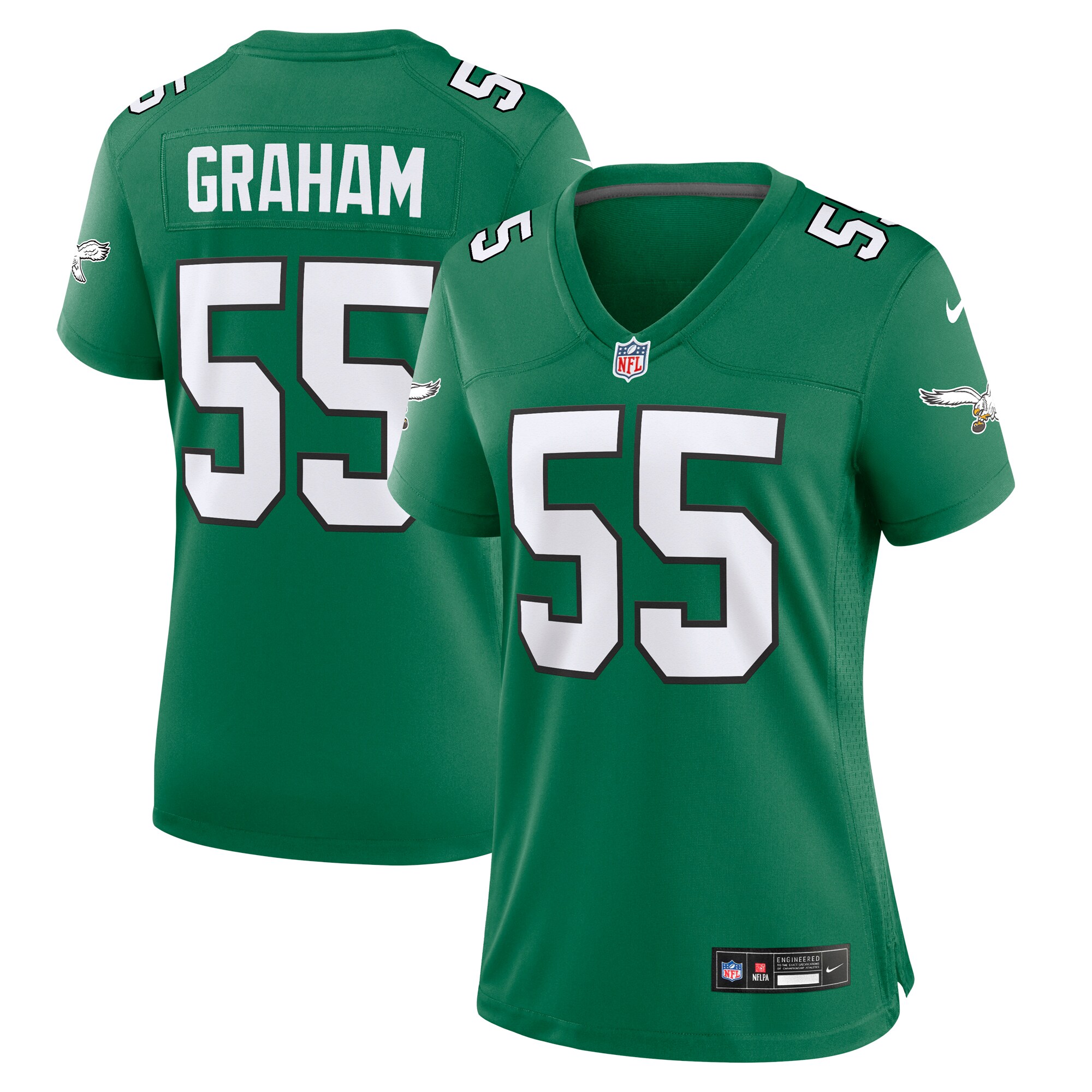 Brandon Graham Philadelphia Eagles Women's Alternate Game Jersey – Kelly Green