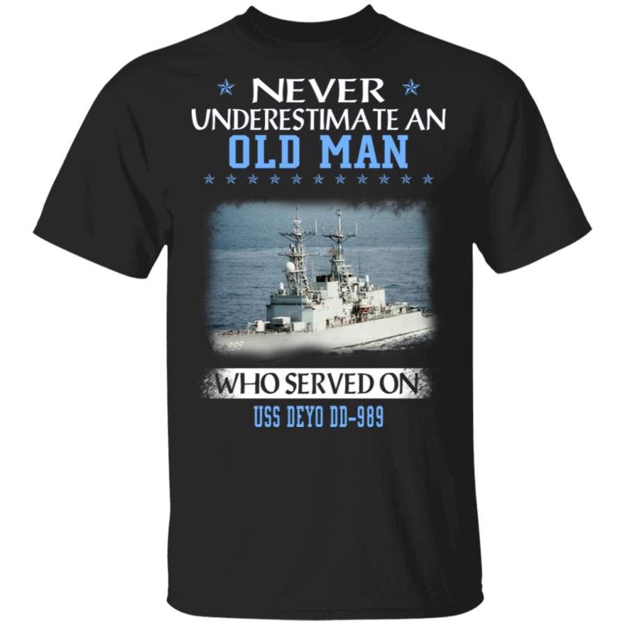 USS Deyo DD-989 Veterans Day Christmas Gift T-Shirt