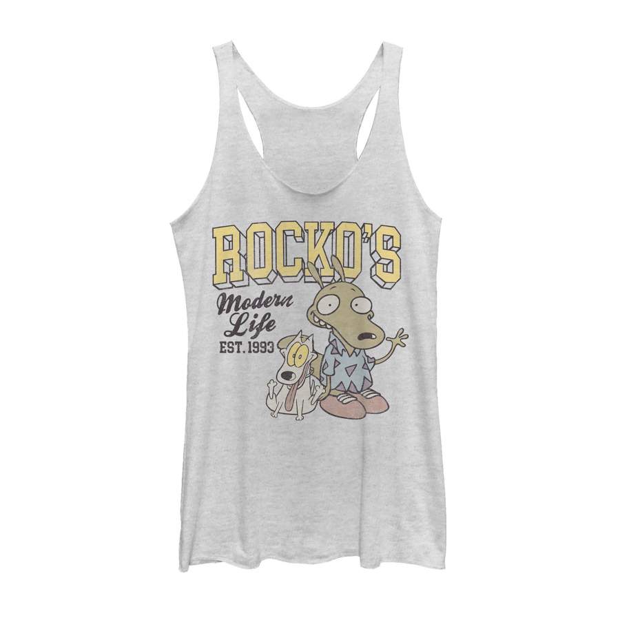 Rocko’s Modern Life Women’s Wallaby 1993  Racerback Tank