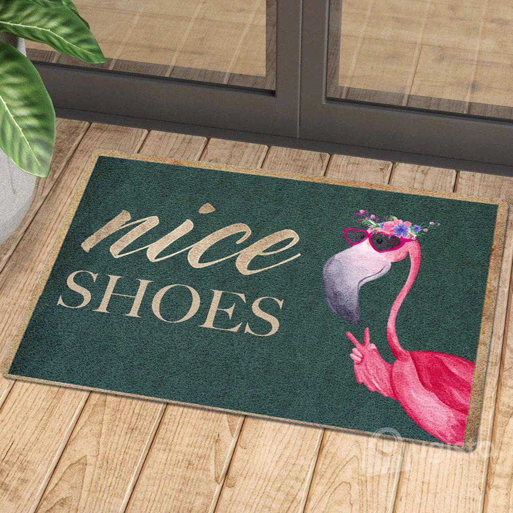 Nice Shoes Flamingo 01 All Over Printing Doormat Pre2384