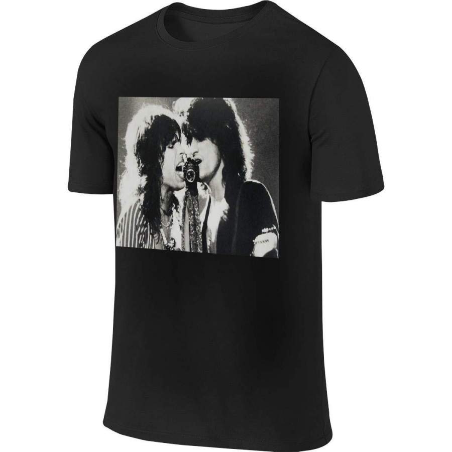 Aerosmith Baying at The Moon Men’s Cotton Short Sleeve T Shirt,Shirt