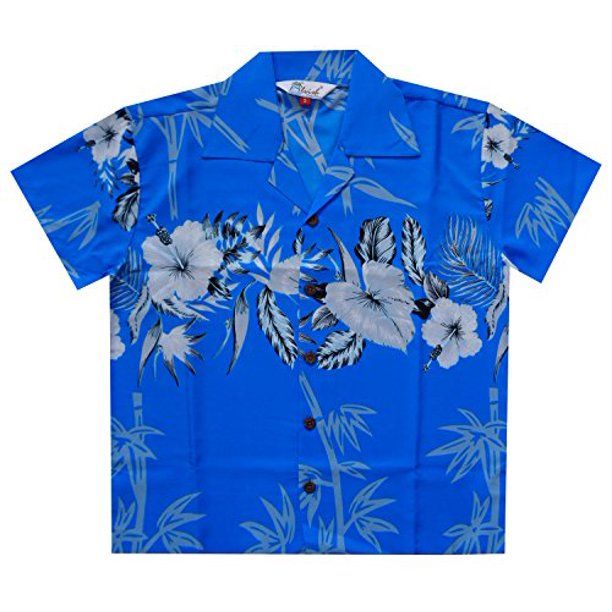 Bamboo Blue Unique Design Hawaiian Shirt Dhc18063578