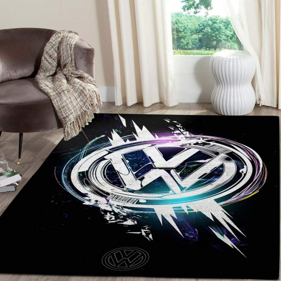 Volkswagen Logo Supercars Area Rugs Living Room Carpet