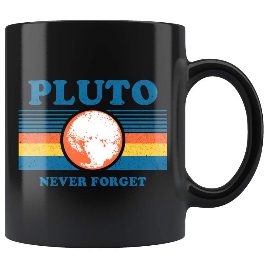 Vintage Retro Never Forget Pluto Mug Cup Coffee