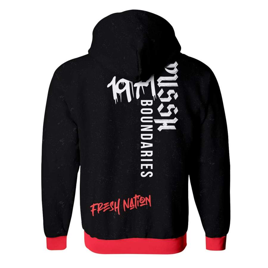 no boundaries zip up hoodie