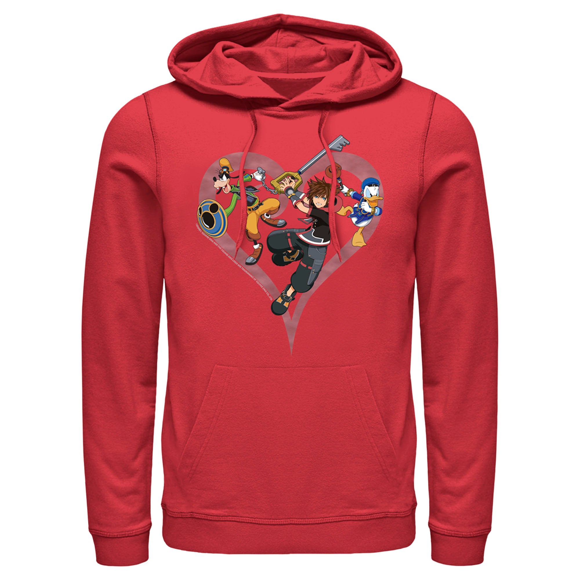 Men’S Kingdom Hearts 3 Ready To Fight Pull Over Hoodie