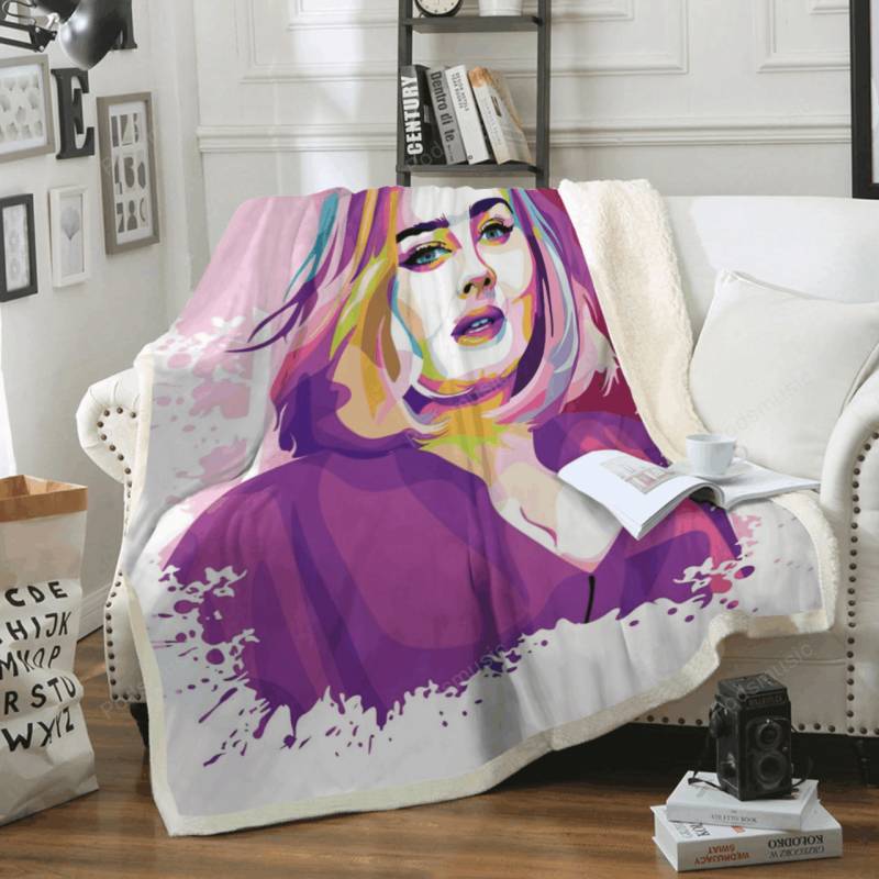 Adele wpap – Music Art For Fans Sherpa Fleece Blanket