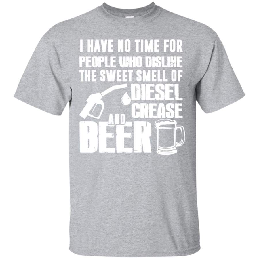 AGR Diesel Mechanic Shirt – Smell Of Diesel And Beer T Shirt