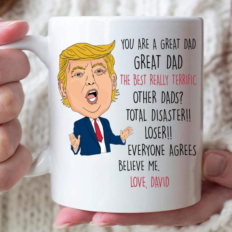 Great Dad – Personalized Custom Coffee Mug – Funny Father’S Day Gifts