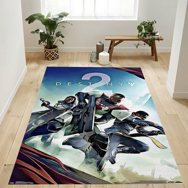 Destiny 2 Key Art Rug Bedroom Rug US Gift Decor