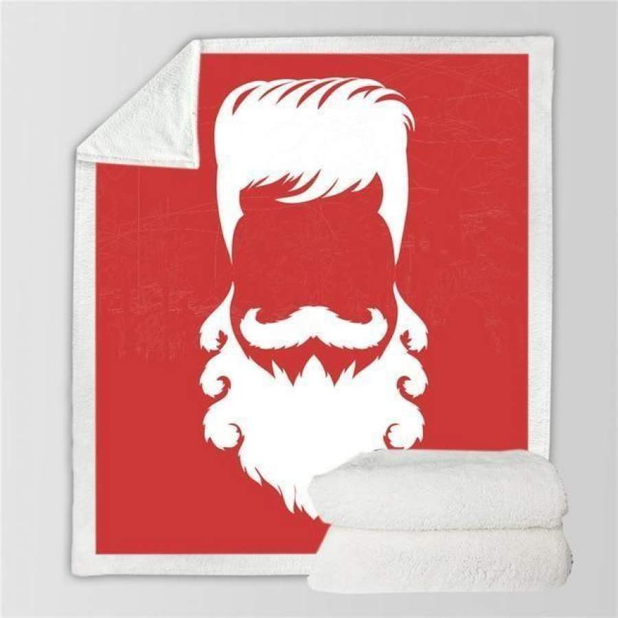 X-Mas None Face With Long Beard Blanket Christmas Decoration Ideas Christmas Gift Ideas