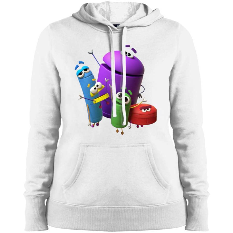 AGR ask the storybots Ladies’ Pullover Hooded Sweatshirt