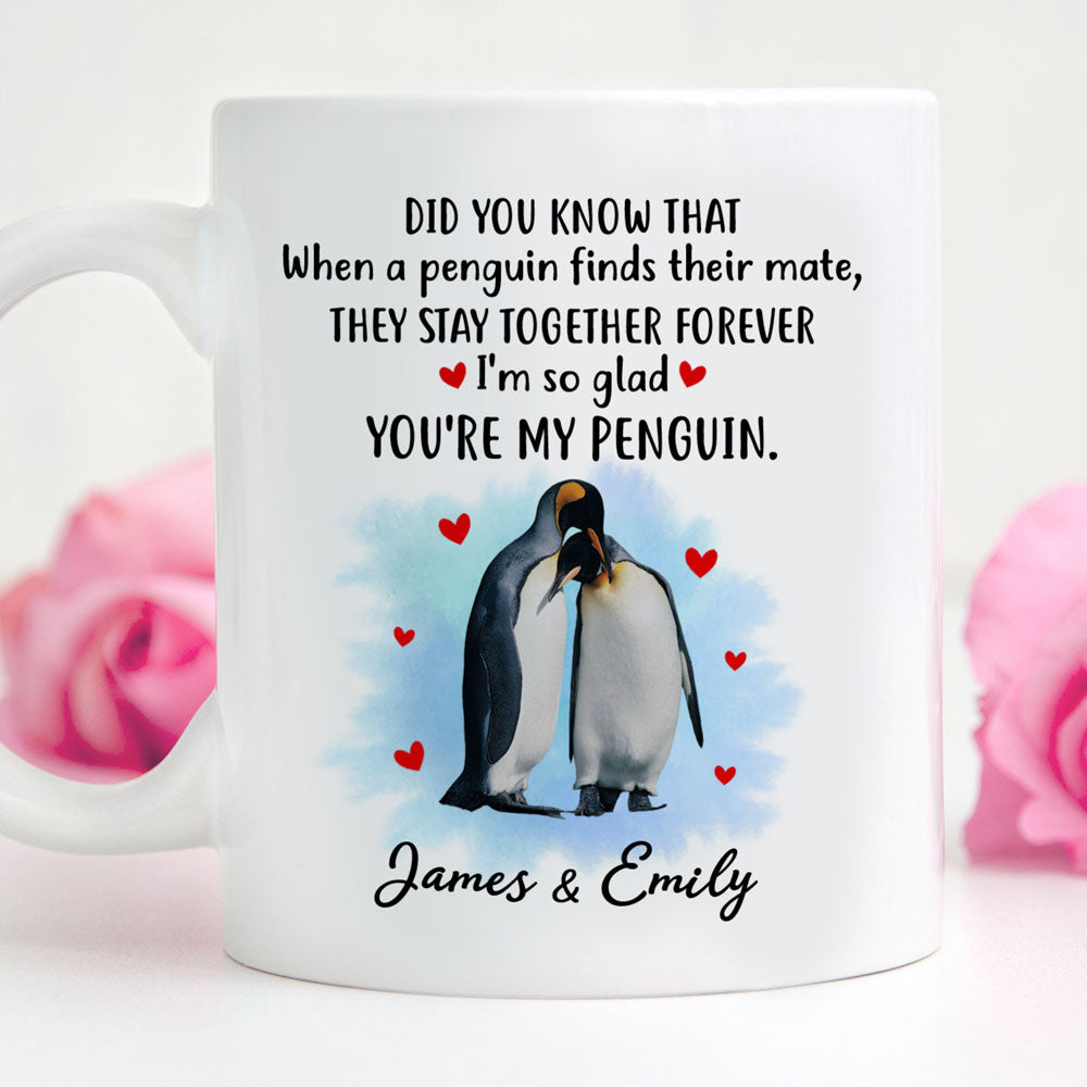 Personalized Gift For Couple Funny Penguins You Are My Penguin Gift For Wife Mug