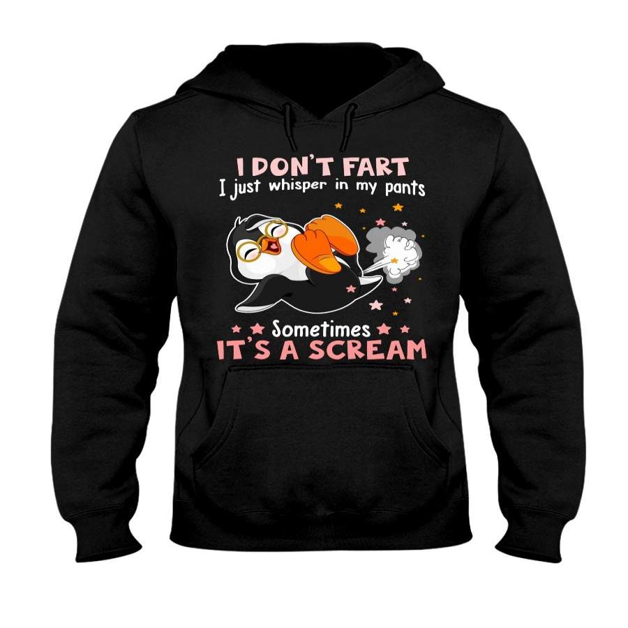 Penguin I Don’t Fart I Just Whisper In My Points Hoodie