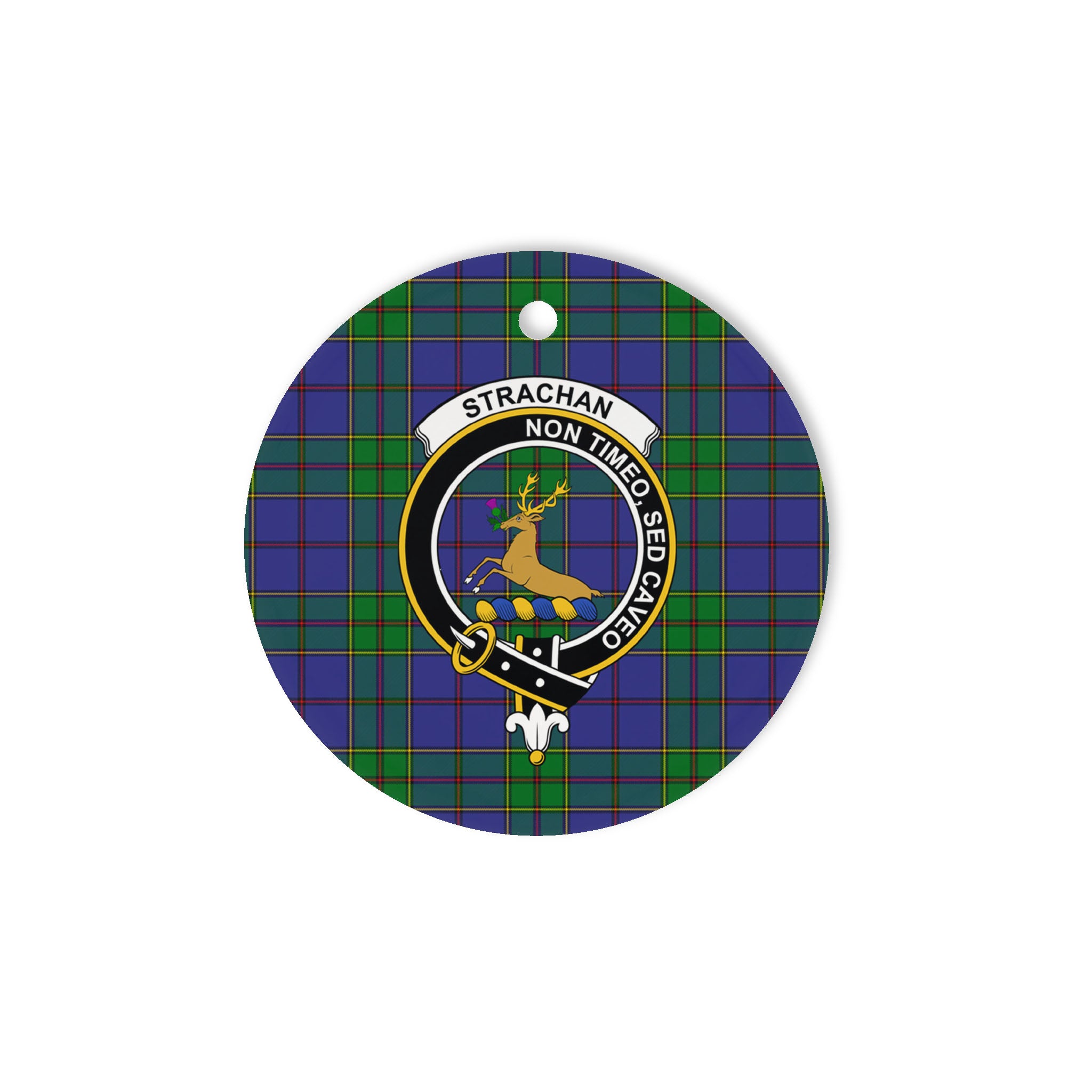 Strachan Scottish Clan Plaid Ornament Gift. Christmas Tree Ornament Strachan Clan Tartan Ornament Great Christmas Ornaments Gift