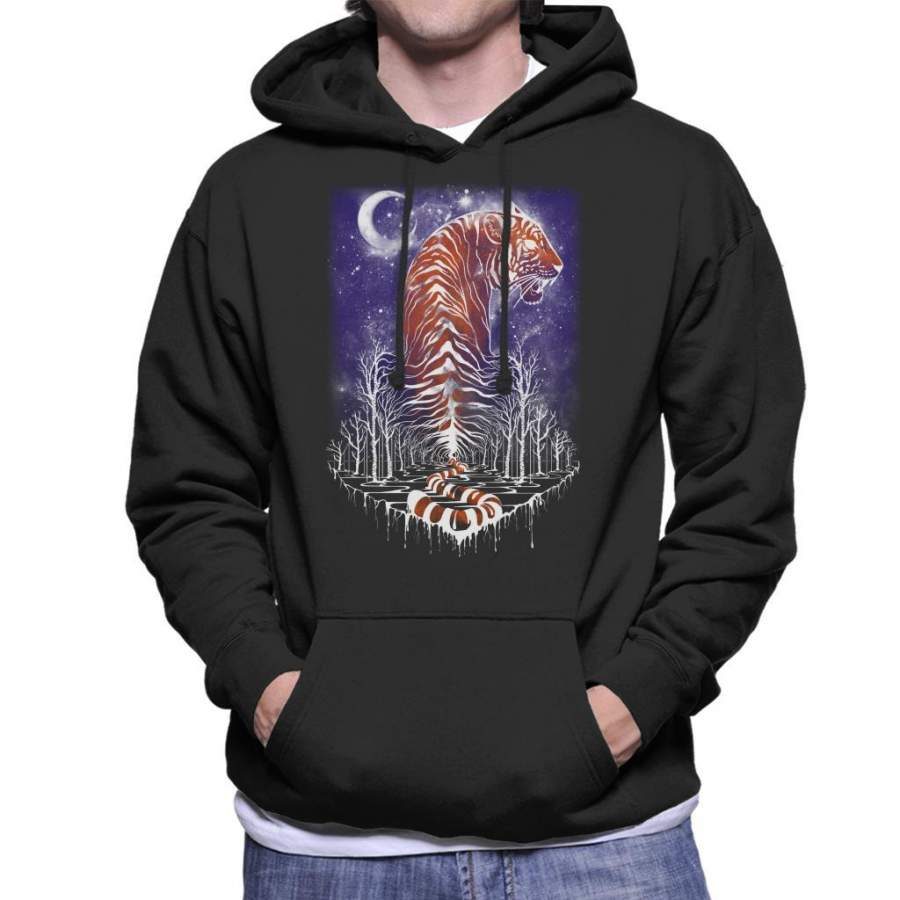 Lord of the Forest Tiger Men’s Hooded Sweatshirt