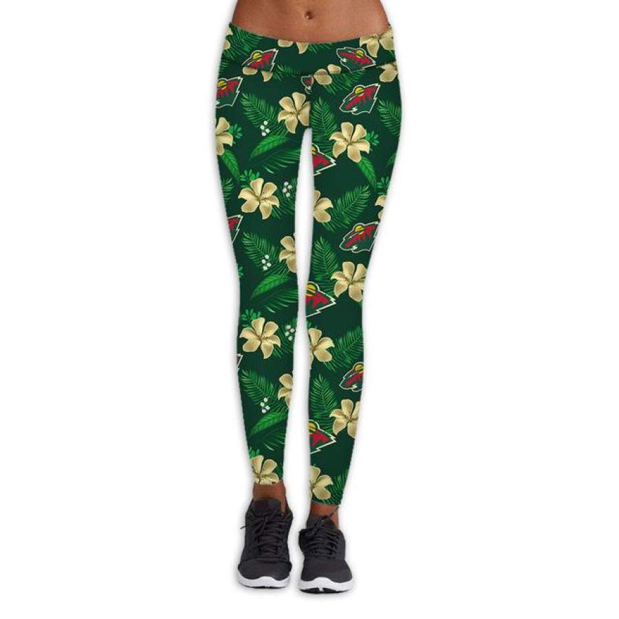 Minnesota Wild Flower Print Leggings